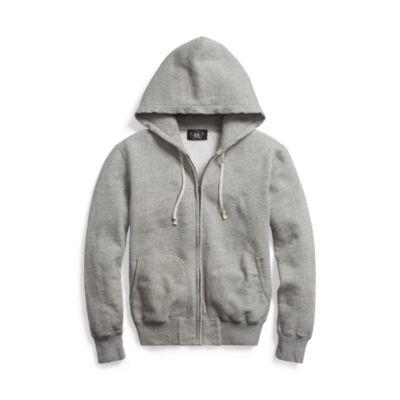 Ralph Lauren Cotton-blend-fleece Hoodie Camp Heather