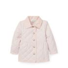 Ralph Lauren Quilted Barn Jacket Hint Of Pink 6m