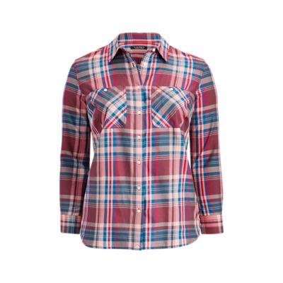 Ralph Lauren Plaid Twill Button-down Shirt Red Multi