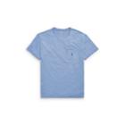 Ralph Lauren Custom Slim Fit Cotton T-shirt Carson Blue
