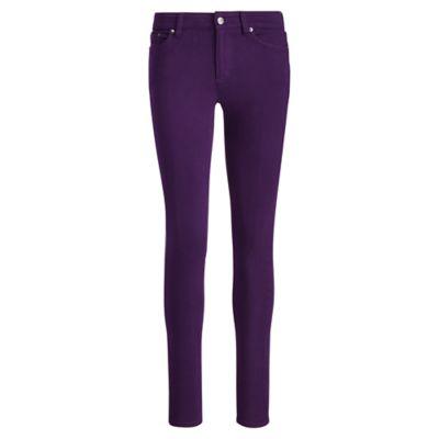 Ralph Lauren Premier Skinny Slimming Jean Mulberry 2p