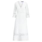 Ralph Lauren Francesca Linen Dress Off White