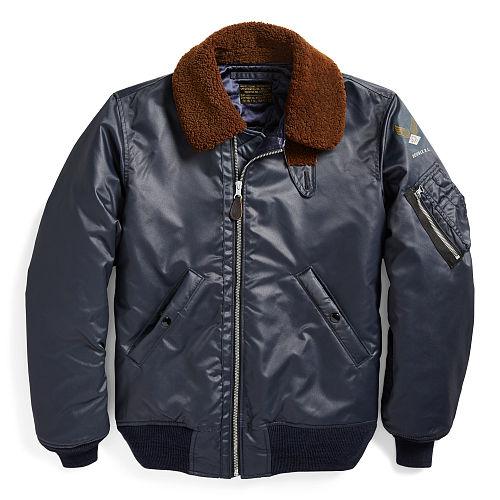 Ralph Lauren Rrl Shearling-collar Down Jacket