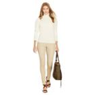 Ralph Lauren Slim Fit Cashmere Turtleneck Heritage Cream