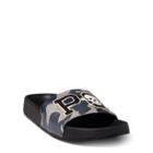 Ralph Lauren Cayson Camo Pool Slide Sandal Black Camo