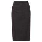 Ralph Lauren Ponte Midi Skirt Polo Black