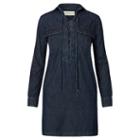 Ralph Lauren Denim & Supply Lace-up Denim Dress Blue