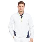 Ralph Lauren Rlx Golf Water-resistant Windbreaker Pure White/french Navy