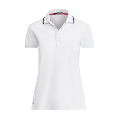 Ralph Lauren Stretch Piqu Polo Shirt Pure White