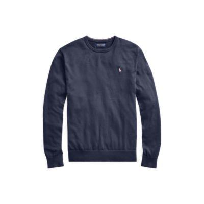 Ralph Lauren Cotton Crewneck Sweater French Navy
