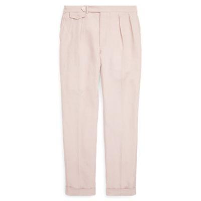 Ralph Lauren Gregory Slub Suit Trouser Light Mauve