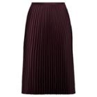 Ralph Lauren Lauren Pleated Crepe Midi Skirt