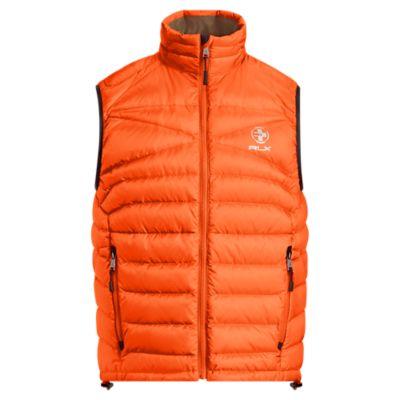 Ralph Lauren Rlx Packable Down Vest Bittersweet Orange