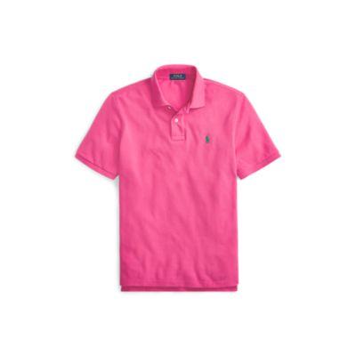 Ralph Lauren Custom Slim Fit Mesh Polo Currant/sp18