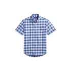 Ralph Lauren Classic Fit Plaid Cotton Shirt Blue/salmon Multi 2x Big