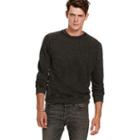 Ralph Lauren Denim & Supply Cotton French Terry Sweatshirt Polo Black