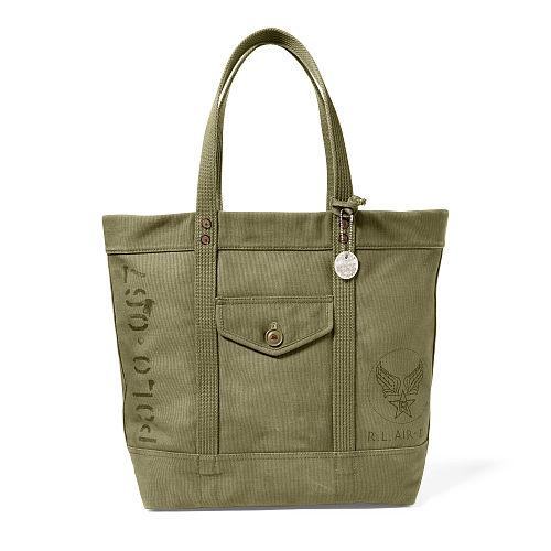 Polo Ralph Lauren Military Canvas Tote