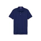 Ralph Lauren Custom Fit Piqu Polo Shirt French Blue