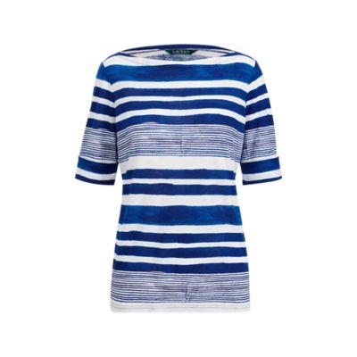 Ralph Lauren Striped Boatneck Top Multi