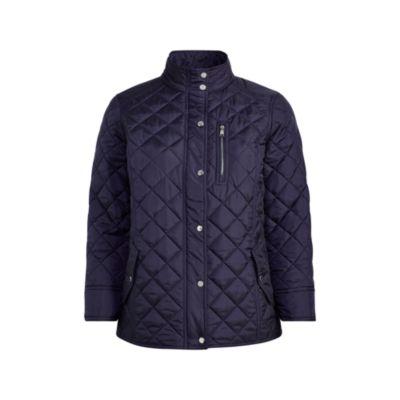 Ralph Lauren Quilted Mockneck Jacket Rl Navy
