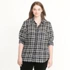 Ralph Lauren Lauren Woman Foulard-print Crepe Shirt Black/cream