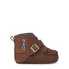 Ralph Lauren Ranger Hi Leather Boot Chocolate Nubuck 2 (6-12 Wks)