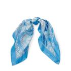 Ralph Lauren Paisley-print Silk Twill Scarf Light Blue