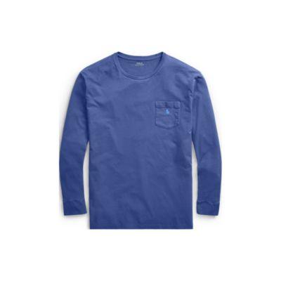 Ralph Lauren Custom Slim Fit Cotton T-shirt Light Navy