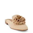 Ralph Lauren Quanda Suede Mule Buscuit/gold