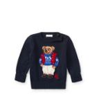 Ralph Lauren Polo Bear Cotton Sweater Hunter Navy 3m