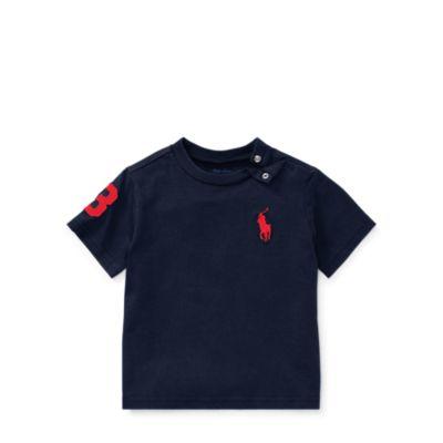 Ralph Lauren Cotton Jersey Crewneck T-shirt Newport Navy 6m