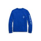 Ralph Lauren Custom Slim Fit Cotton T-shirt Sapphire Star