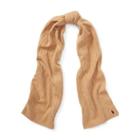 Ralph Lauren Cable Wool-cashmere Scarf Camel Melange