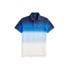 Ralph Lauren Classic Fit Mesh Polo Shirt Navy White Dip Dye 2x Big