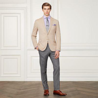 Ralph Lauren Wool Twill Trouser Medium Grey