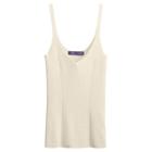 Ralph Lauren Merino-silk Tank Top Vanilla