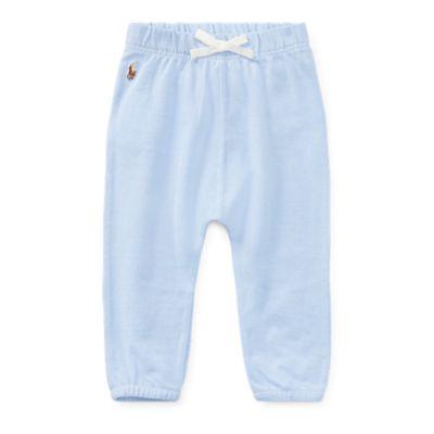Ralph Lauren Knit Cotton Oxford Jogger Blue Hyacinth 12m