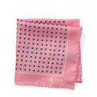 Ralph Lauren Pine-print Silk Pocket Square Bright Pink
