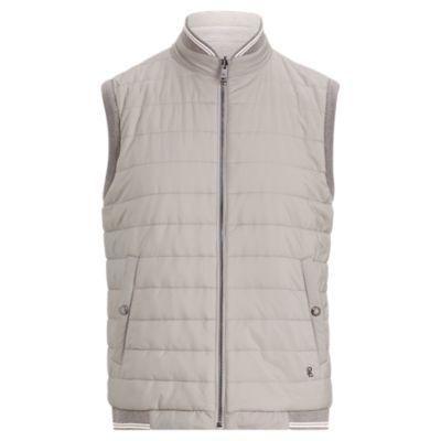 Ralph Lauren Reversible Hybrid Vest Lt Grey Mlng/ Grey Mlng