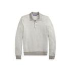 Ralph Lauren Birdseye Cashmere Polo Sweater Grey