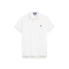 Ralph Lauren Custom Fit Stretch Mesh Polo White
