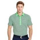 Ralph Lauren Rlx Golf Active-fit Performance Polo Green/navy/white