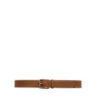 Polo Ralph Lauren Pebbled Leather Belt Cuoio