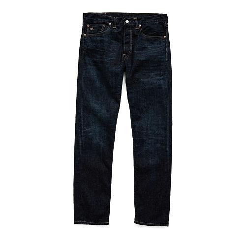 Ralph Lauren Rrl Slim Narrow Selvedge Jean Caldwell Wash