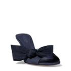 Ralph Lauren Genevie Denim Sandal Dark Blue