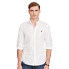 Polo Ralph Lauren Slim Garment-dyed Cotton Shirt White