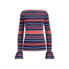 Ralph Lauren Striped Bell-cuff Top Multi Sp