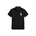 Ralph Lauren Classic Fit Mesh Polo Shirt Polo Black/white