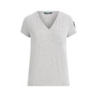 Ralph Lauren Chevron-patch Jersey T-shirt Pearl Grey Heather