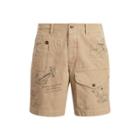 Ralph Lauren Relaxed Fit Print Cotton Short Desert Khaki
